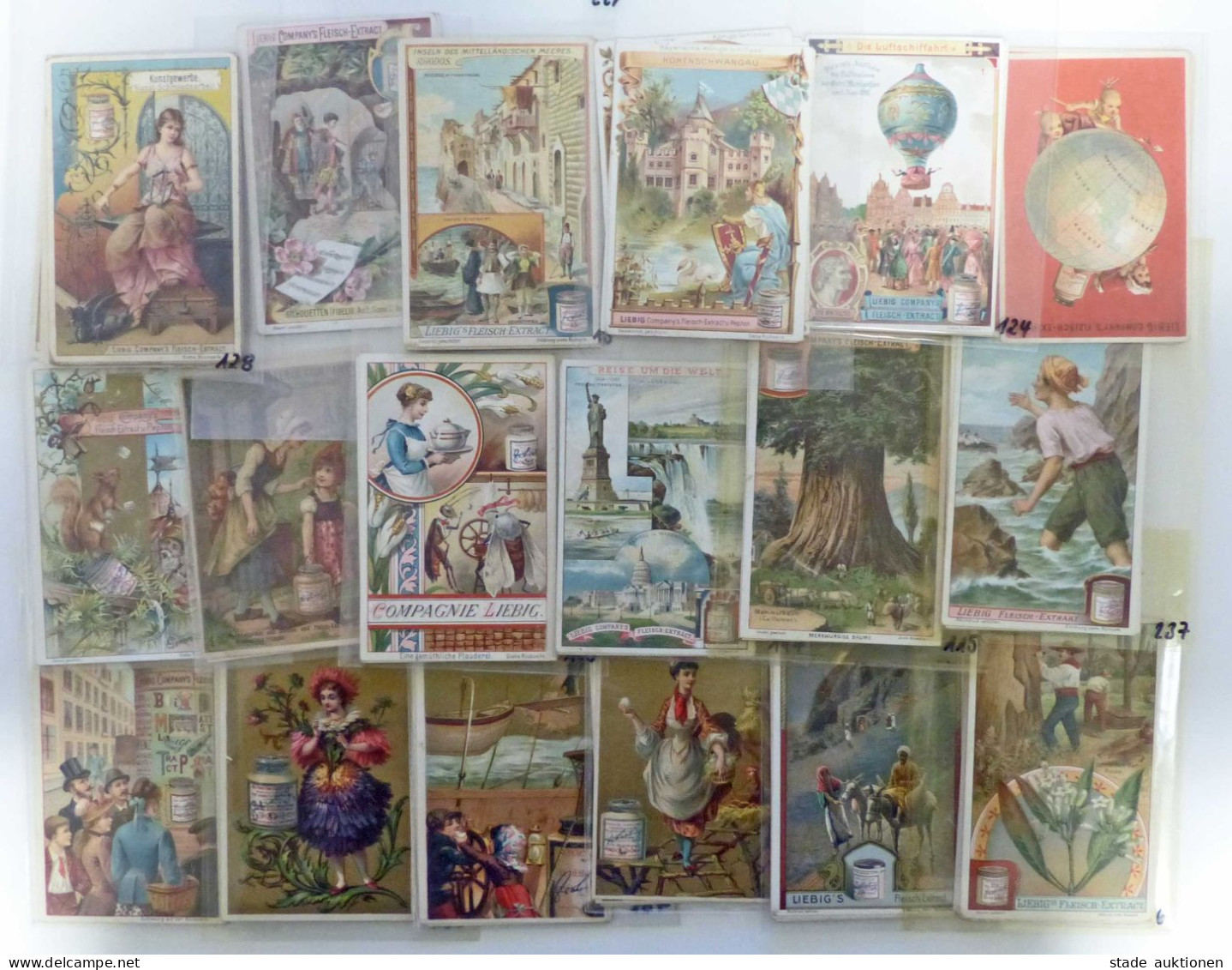 LIEBIG Sammlung Aus Nachlass Mit Circa 400 Serien, Also Mehrern Tausend Bildchen I-II - 500 Postcards Min.