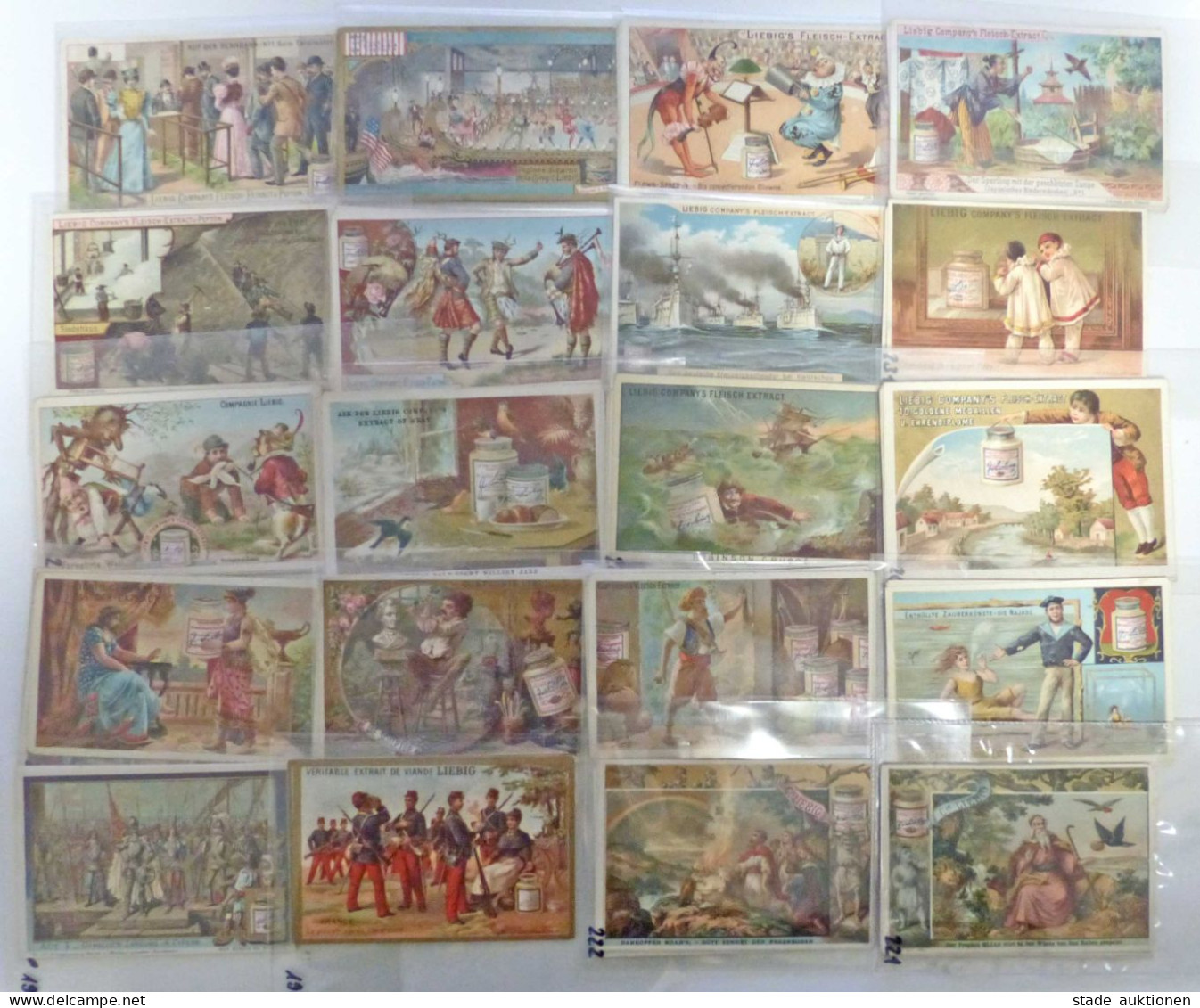 LIEBIG Sammlung Aus Nachlass Mit Circa 400 Serien, Also Mehrern Tausend Bildchen I-II - 500 Postcards Min.