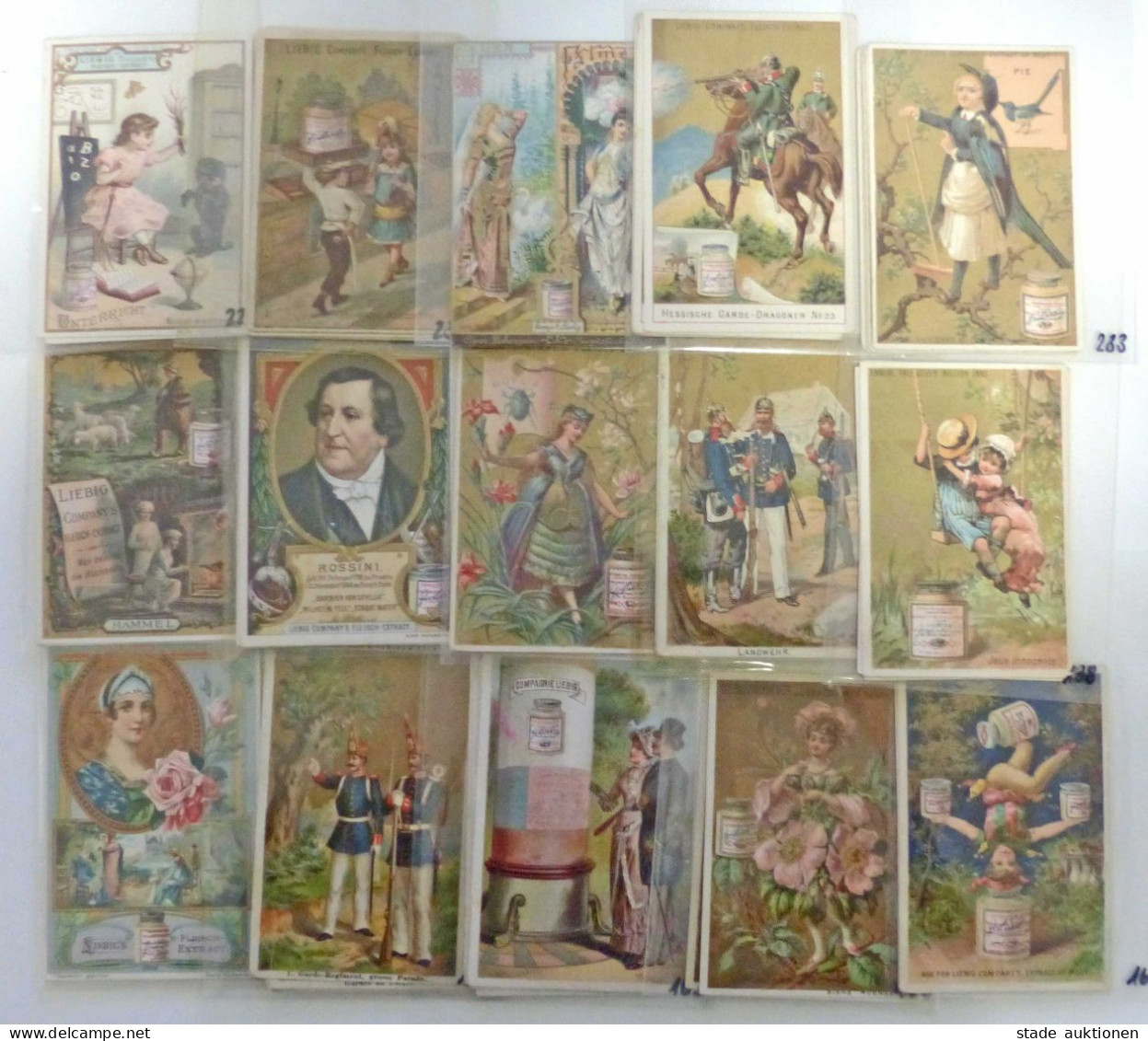 LIEBIG Sammlung Aus Nachlass Mit Circa 400 Serien, Also Mehrern Tausend Bildchen I-II - 500 Postcards Min.