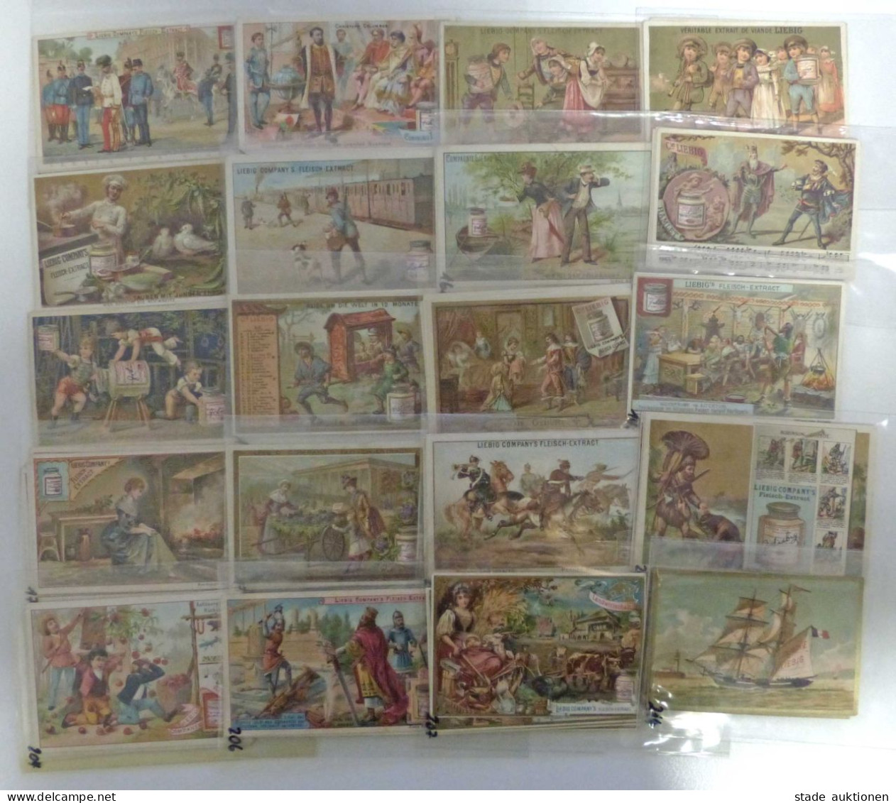 LIEBIG Sammlung aus Nachlass mit circa 400 Serien, also mehrern tausend Bildchen I-II