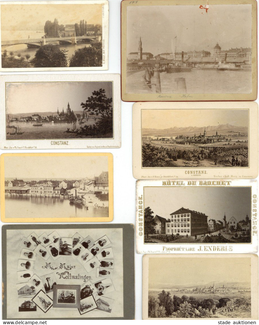 Fotographie Konstanz 13x CDV Und Kabinettfotos I-II - 500 CP Min.