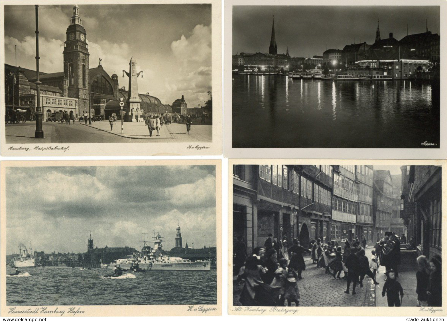 Segger, Heinrich Von, Fotograph, Lot Mit 180 Ansichtskarten Hamburg I-II - 500 CP Min.