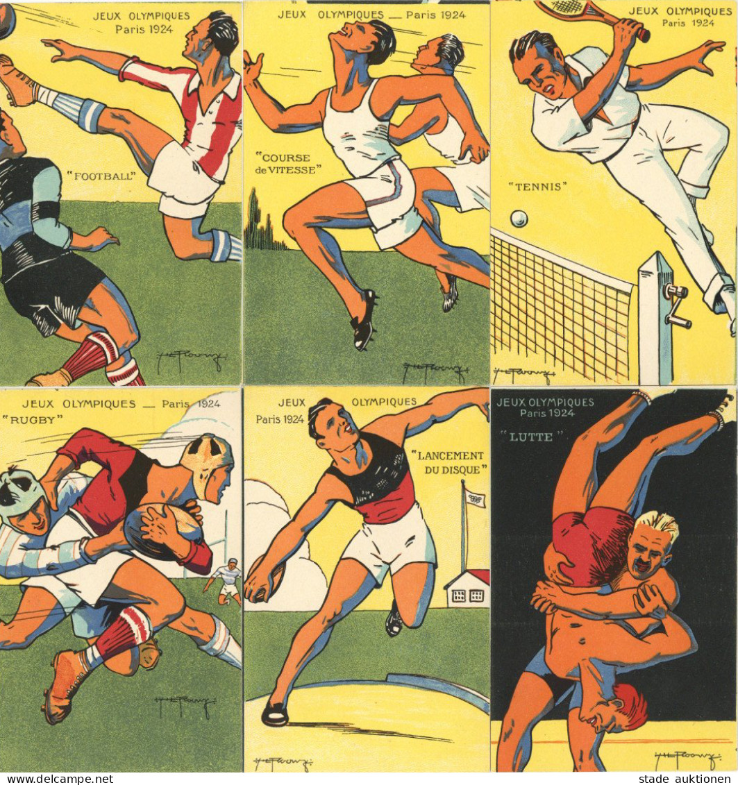 Olympiade Sommerspiele 1924 Paris 10er-Serie I-II - Autres & Non Classés