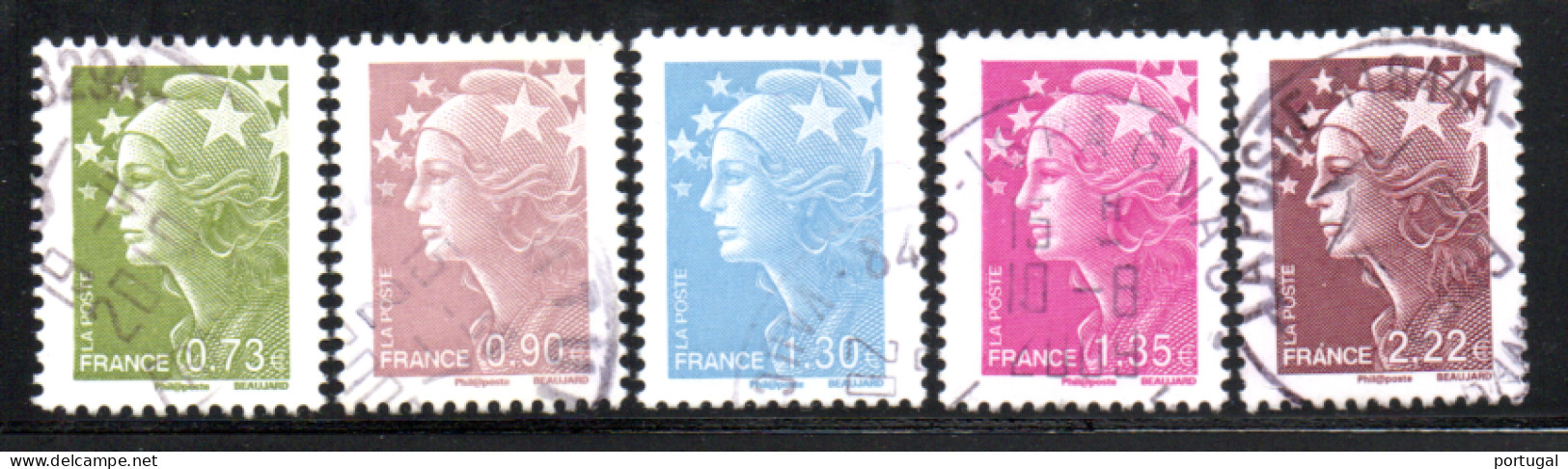 N° 4342/4346 - 2009 - 2008-2013 Marianne Of Beaujard