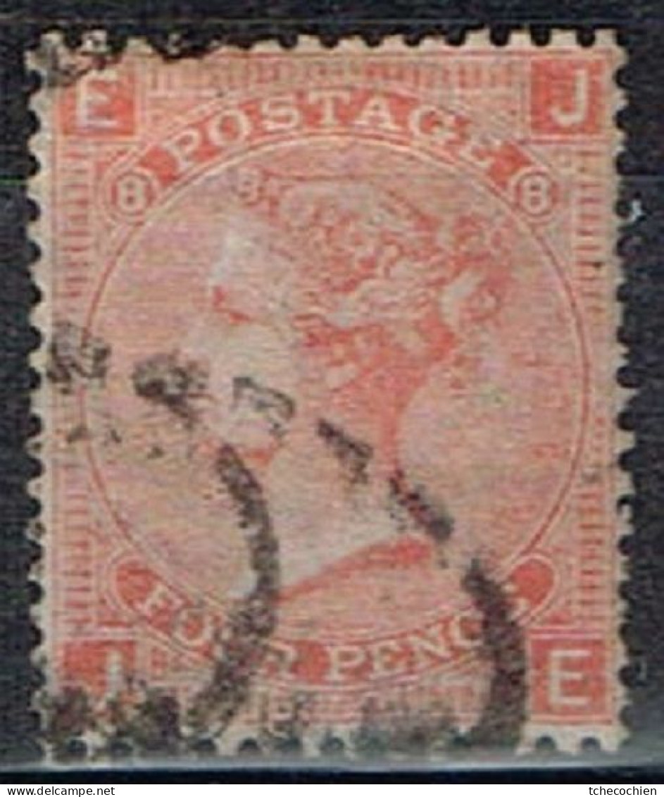 Grande-Bretagne - 1865 - Y&T N° 32, Planche 8, Oblitéré - Used Stamps