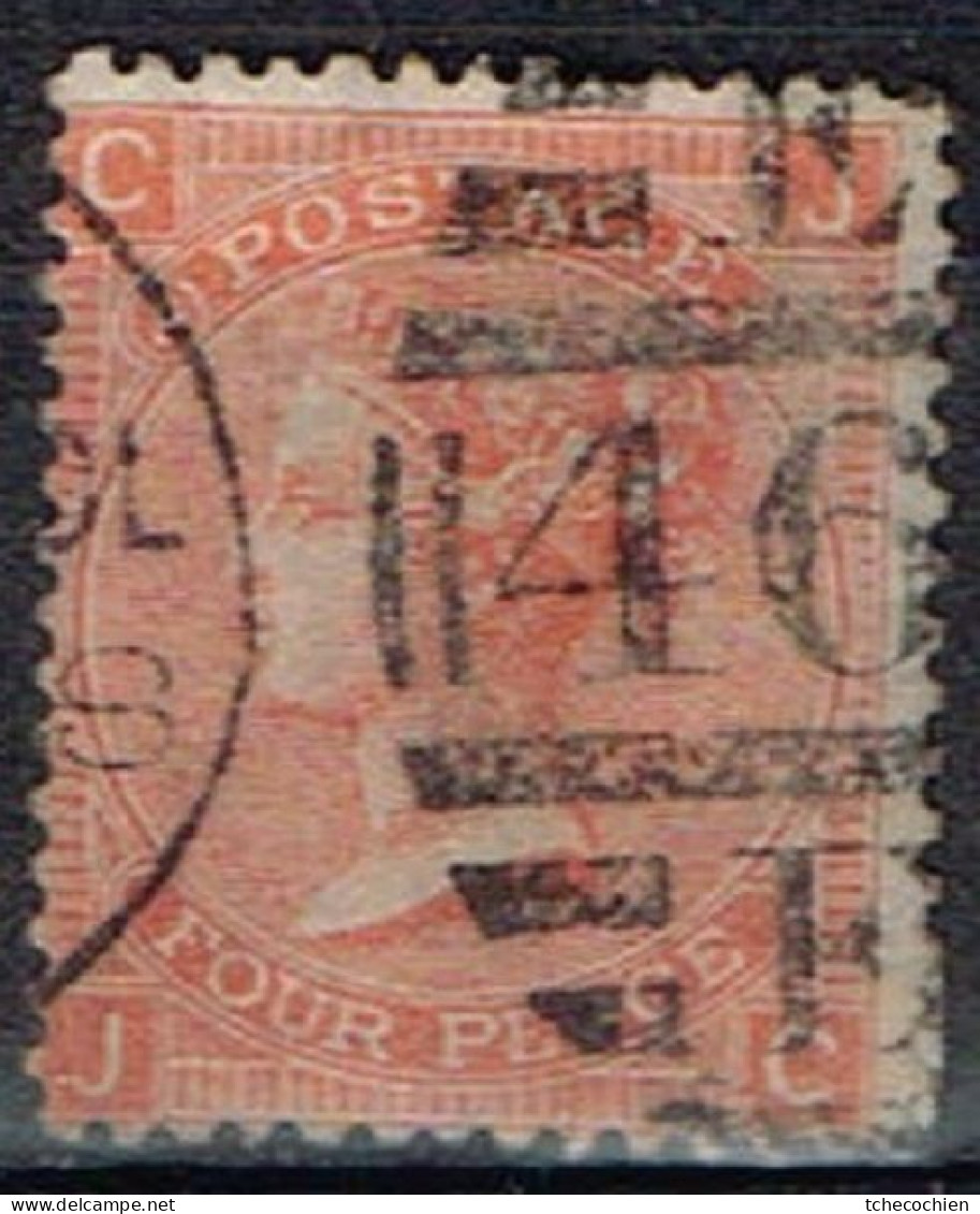 Grande-Bretagne - 1865 - Y&T N° 32, Planche 9, Oblitéré - Used Stamps