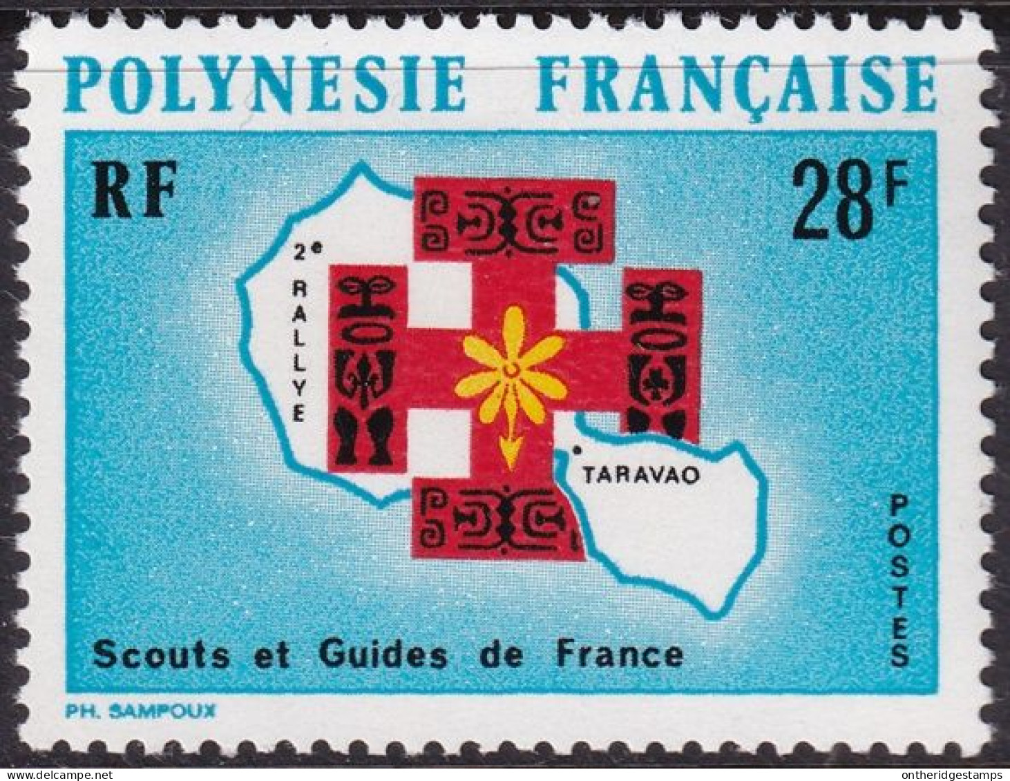 French Polynesia 1971 Sc 272  MNH** - Neufs