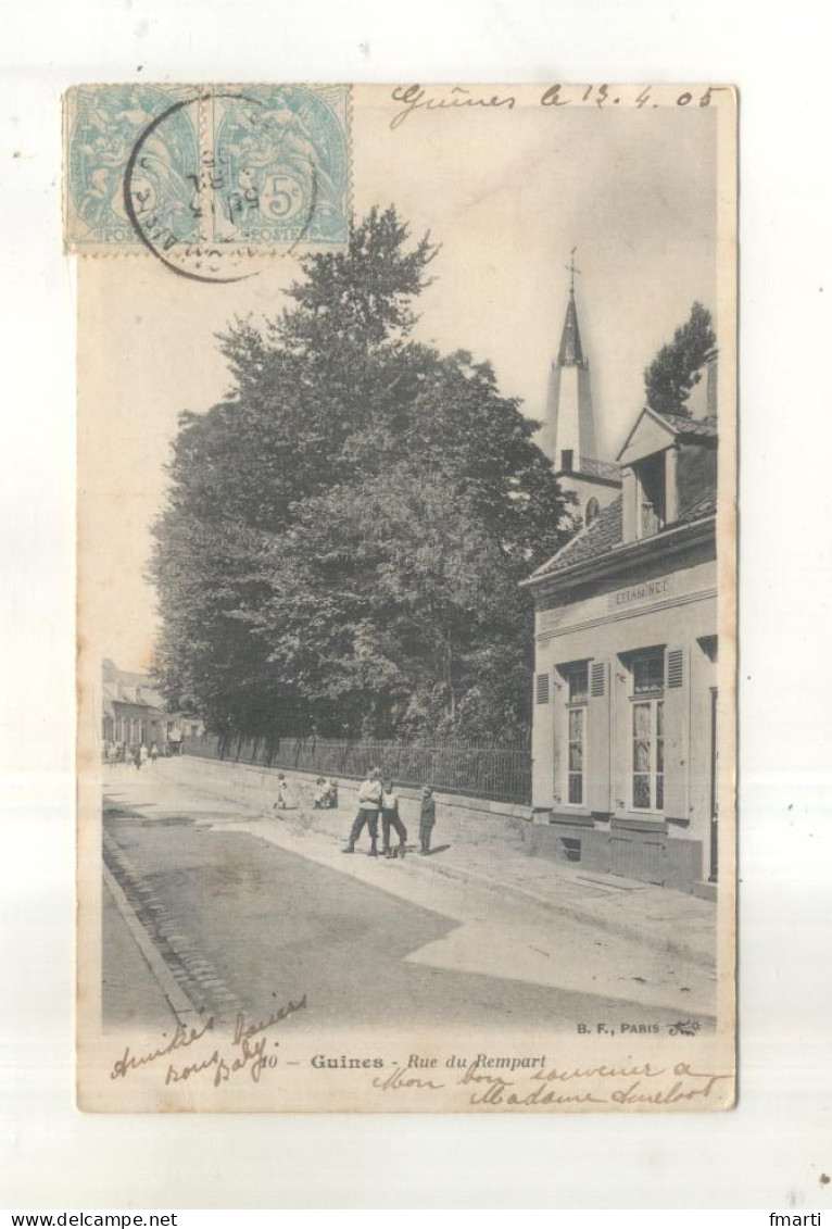 10. Guines, Rue Du Rempart - Guines