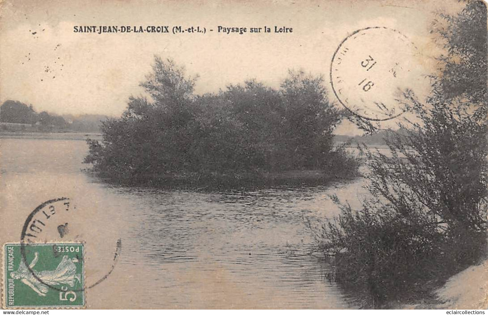 Saint Jean De La Croix        49       Paysage Sur La Loire    (Voir Scan) - Altri & Non Classificati