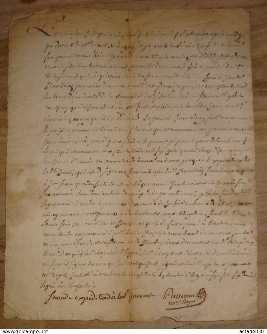 Manuscrit à Dechifrer , Commune De BELLEYDOUX Dans L' Ain 01 - 1789 ........... ACT-4 - Manuscrits
