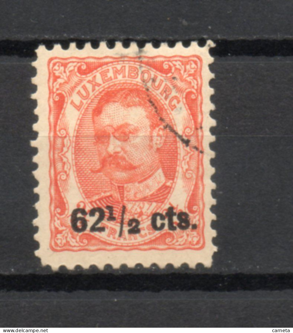 LUXEMBOURG    N° 87    OBLITERE   COTE 4.00€   GUILLAME IV  SURCHARGE - 1906 William IV