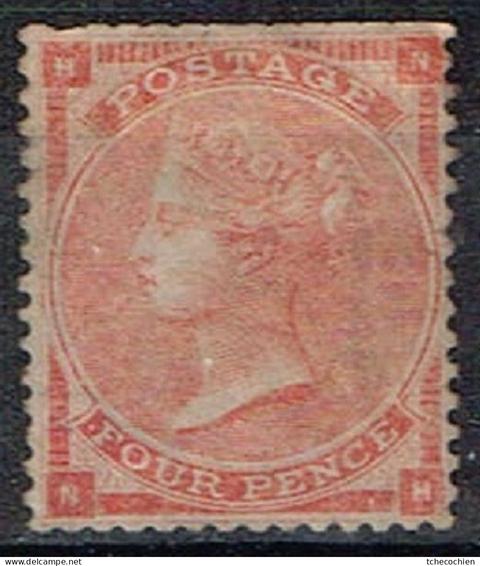 Grande-Bretagne - 1862 - Y&T N° 25, Oblitéré. Dents Supérieures Quasi Absentes - Usados