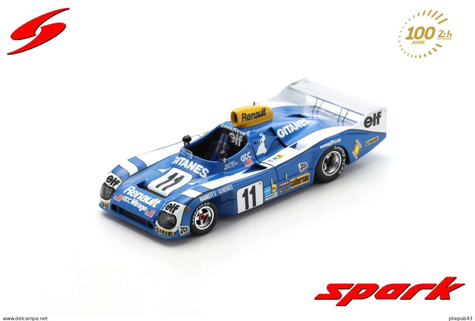 Mirage M9 - 24h Le Mans 1978 #11 - Michel Leclère/Sam Posey - Spark - Spark