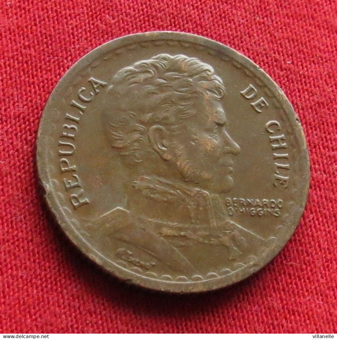 Chile 1 Un Peso 1945 KM# 179 *VT Chili - Chili