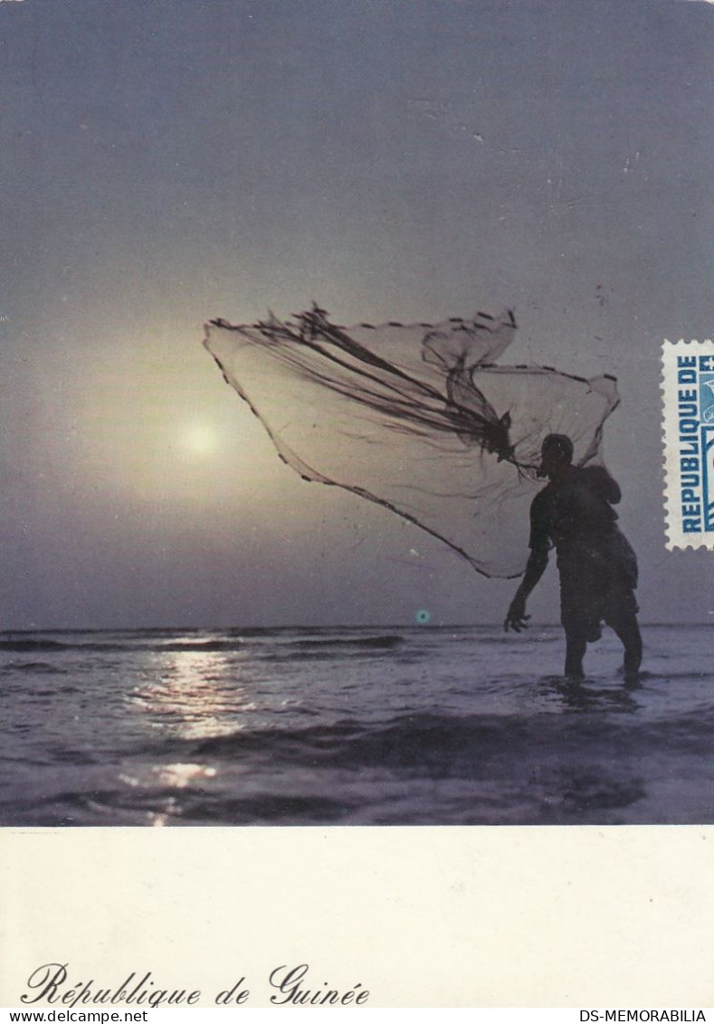 French Guinea - La Peche A L'Epervier , Net Fishing 1966 - Guinée Française