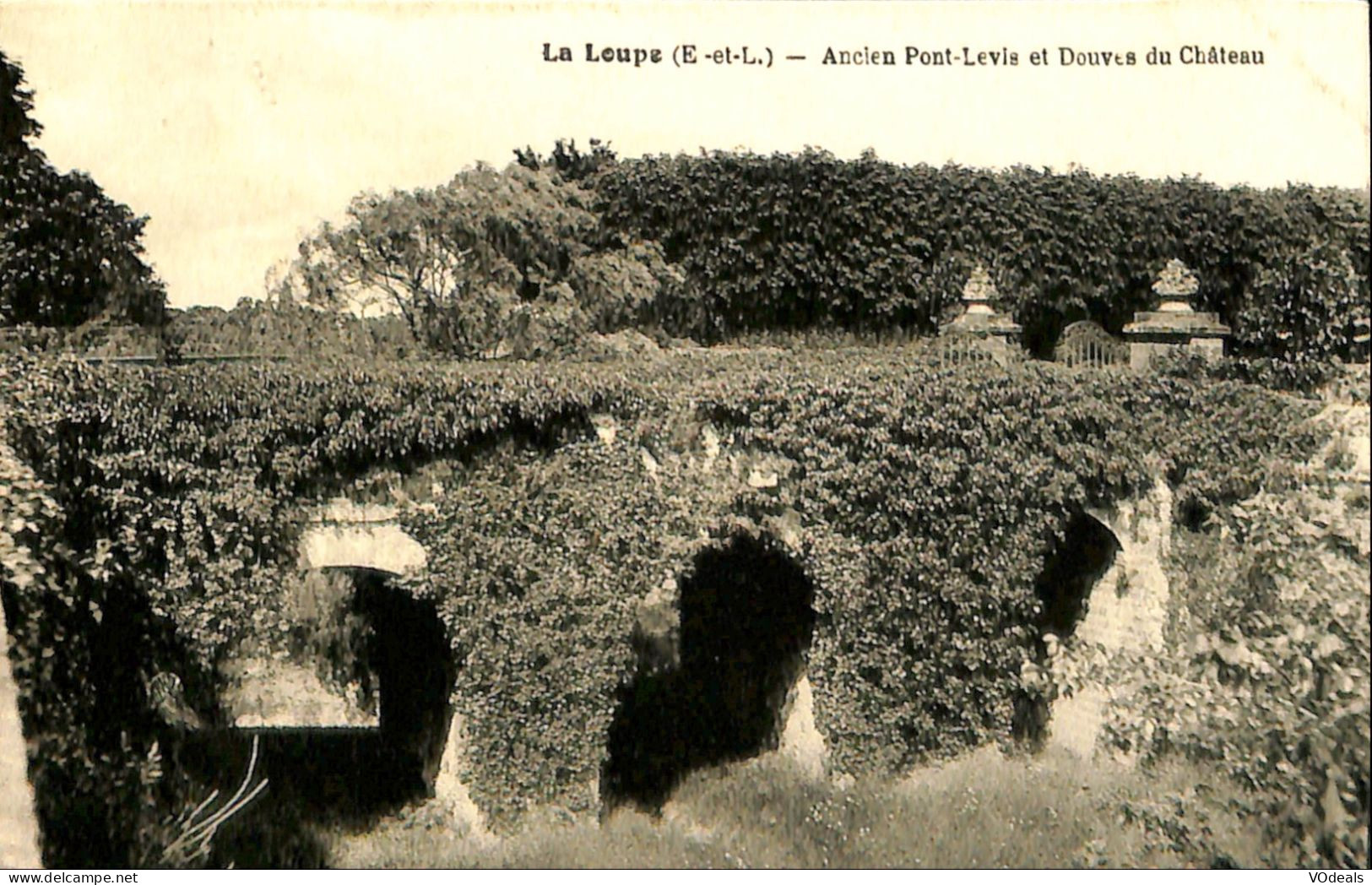 France (28) Eure Et Loire - La Loupe - Ancien Pont-Levis Et Douve Du Château - La Loupe