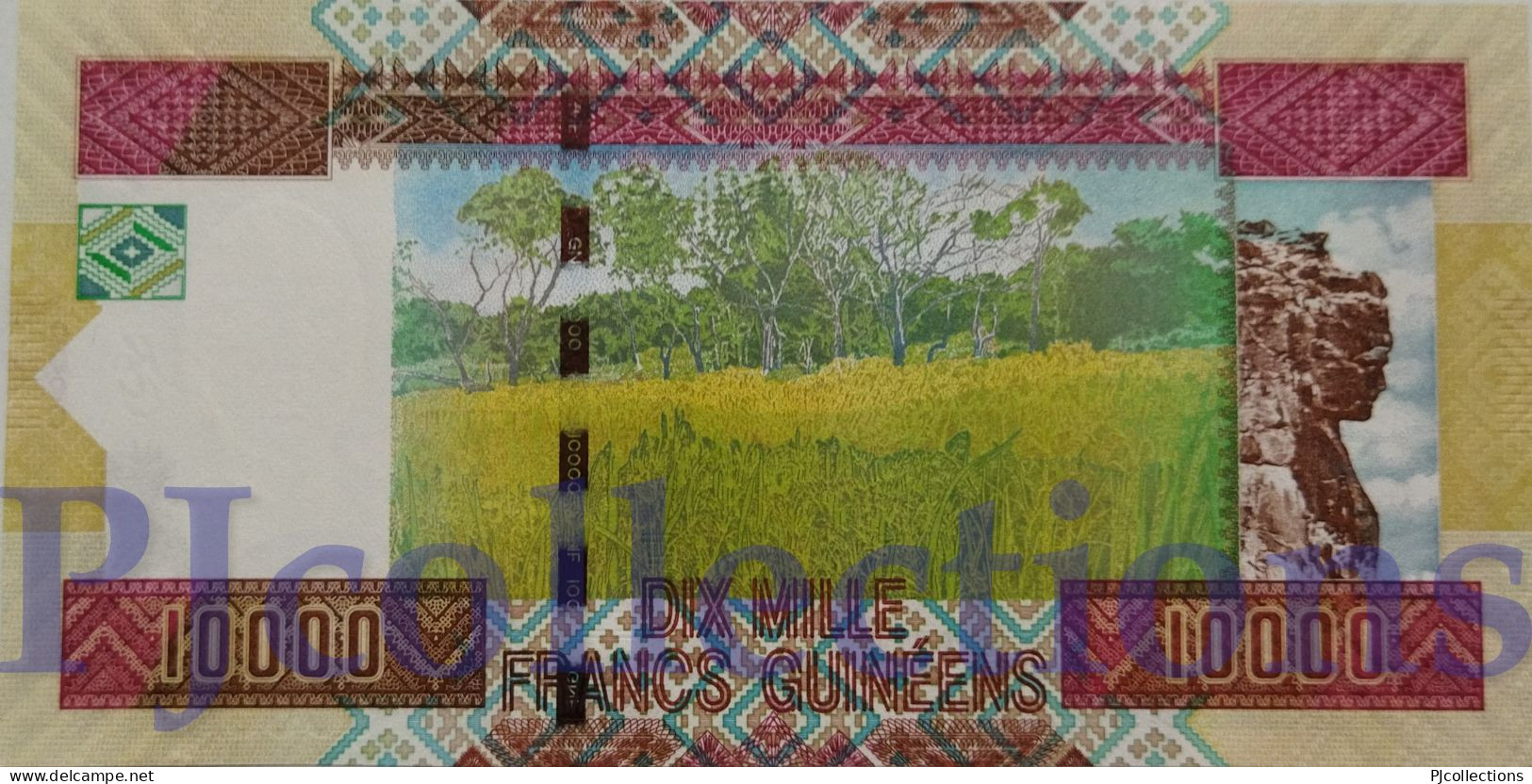 GUINEA 10000 FRANCS 2012 PICK 46 UNC - Guinée