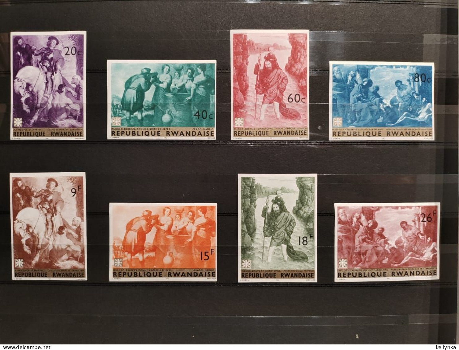 Rwanda - 205/212 - Caritas - Tableaux - Non Dentelé - Ongetand - Imperforated - 1967 - MNH - Neufs