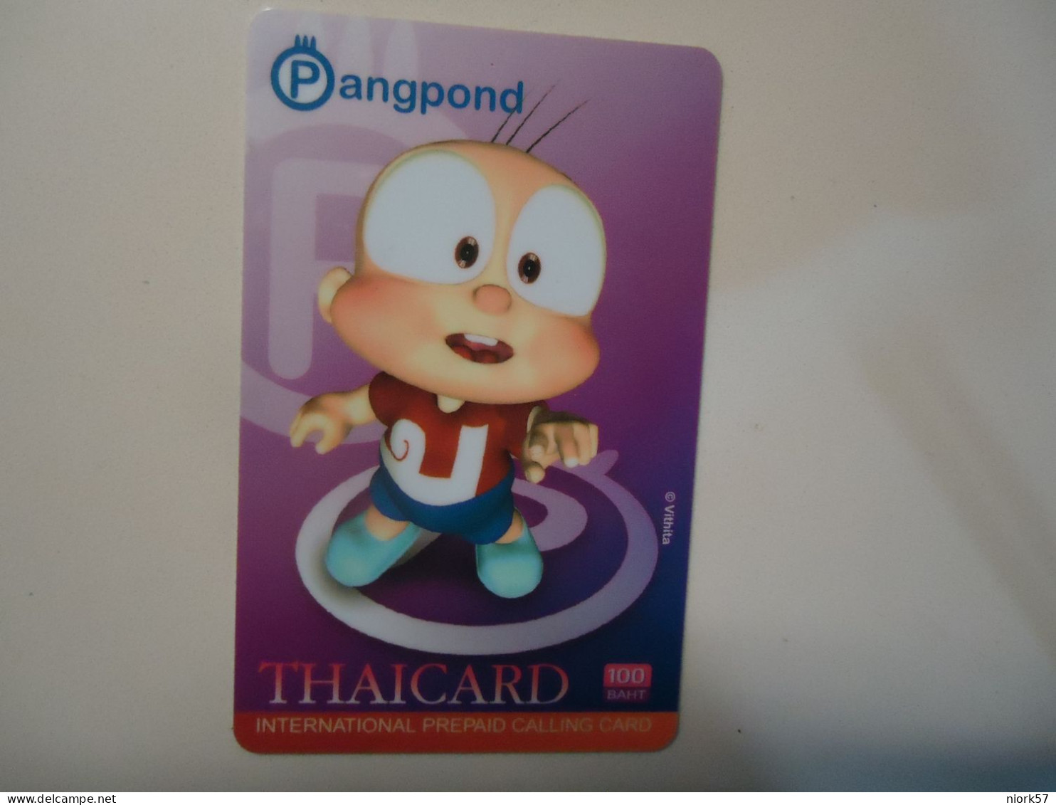 THAILAND    USED THAICARDS DISNEY COMICS  PONGPONG - Disney