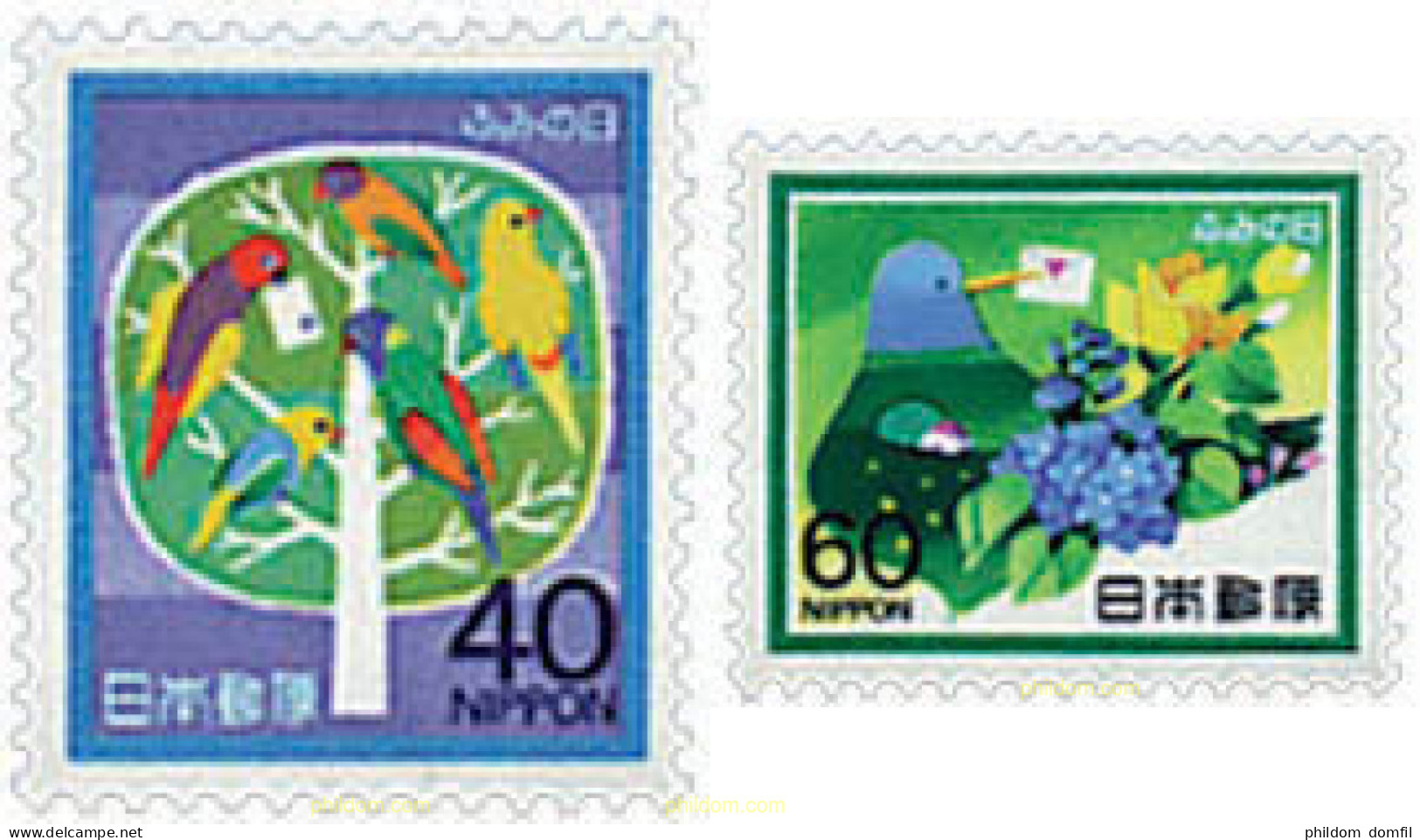 90555 MNH JAPON 1984 DIA DE LA CARTA - Neufs