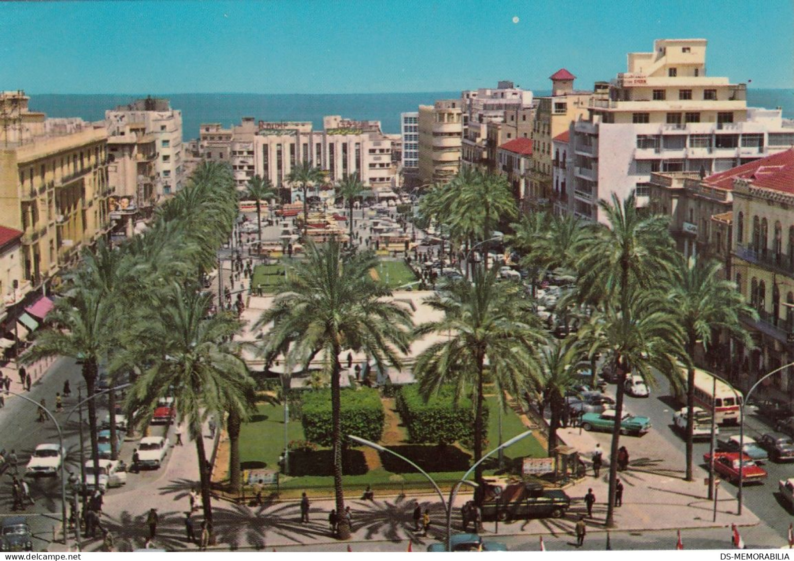 Beirut - Martyr's Square 1965 Paquebot Cruise Ship M/b Istra Yugoslavia - Liban