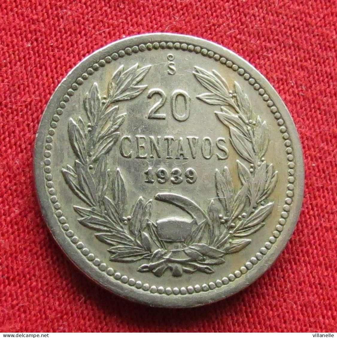 Chile 20 Centavos 1939 KM# 167.3 *VT Chili - Chili