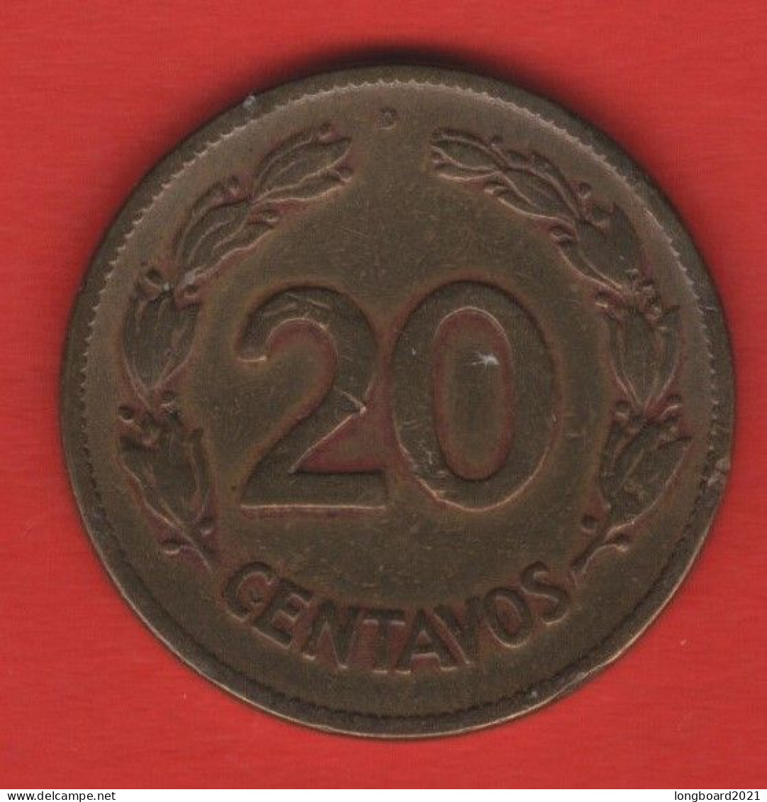 ECUADOR - 20 Centavos 1944 - Equateur