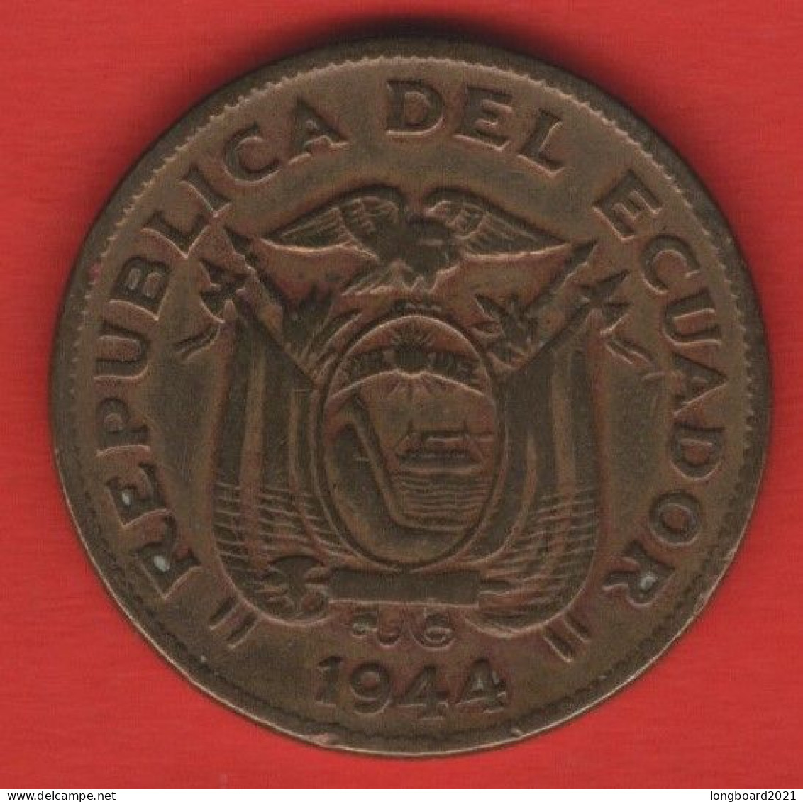 ECUADOR - 20 Centavos 1944 - Equateur