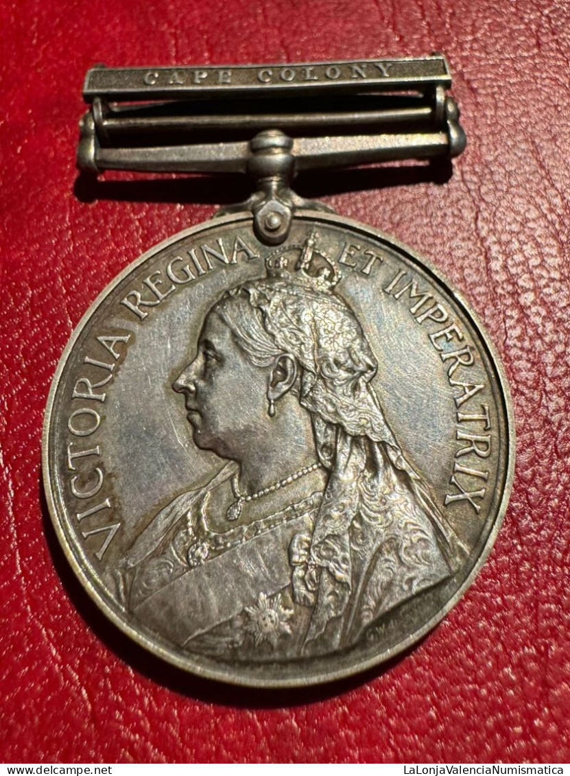 Inglaterra Medalla De La Reina Victoria Para Sudáfrica - Sonstige & Ohne Zuordnung