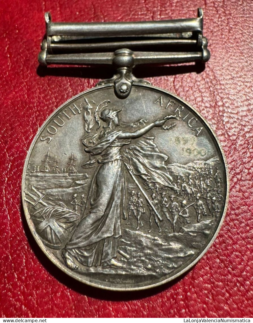Inglaterra Medalla De La Reina Victoria Para Sudáfrica - Sonstige & Ohne Zuordnung