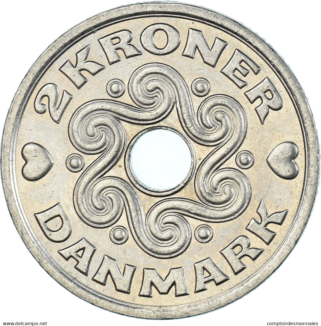 Monnaie, Danemark, 2 Kroner, 2000 - Danemark