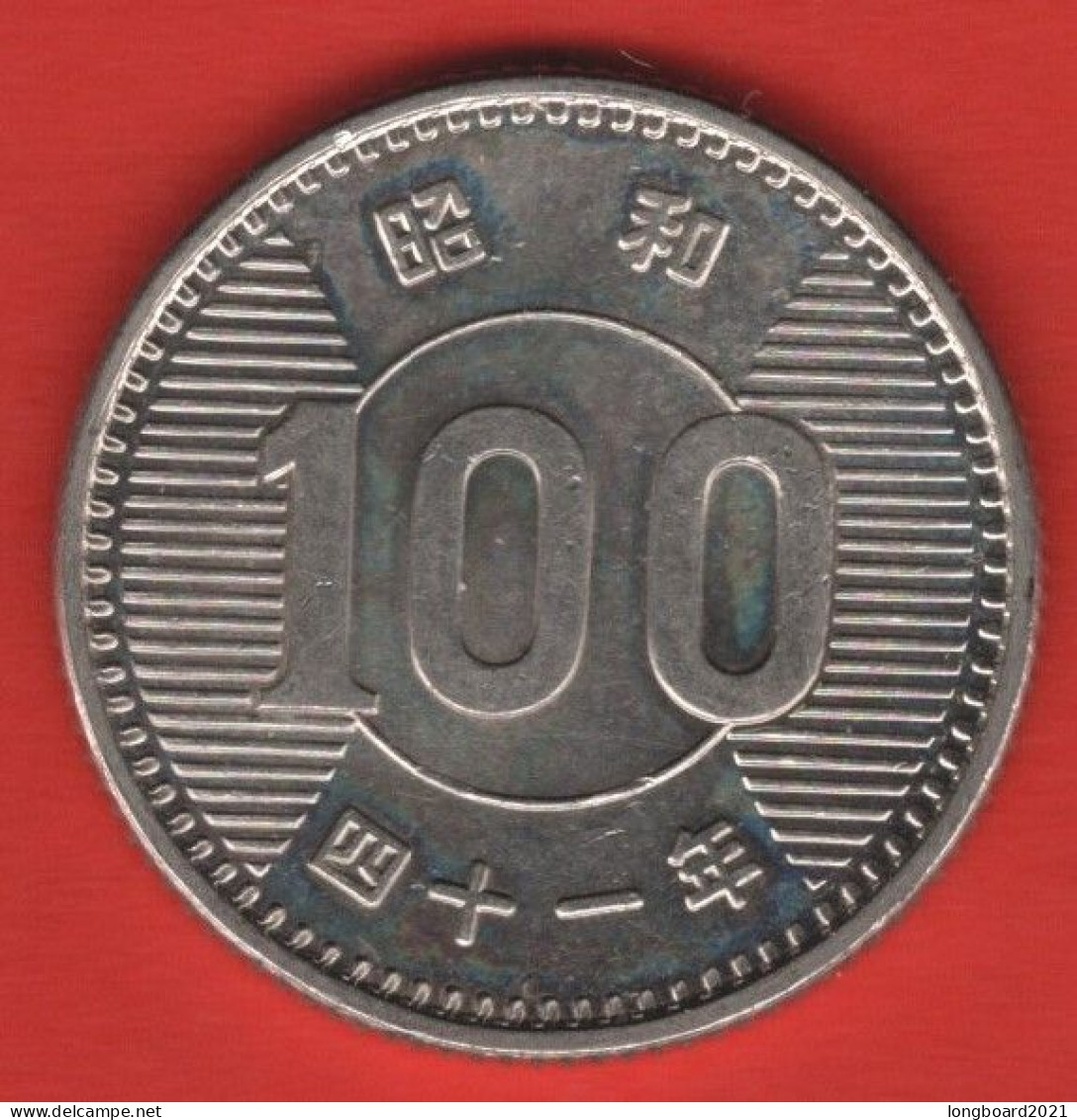 JAPAN - 100 YEN 1966 -SILVER- - Japón