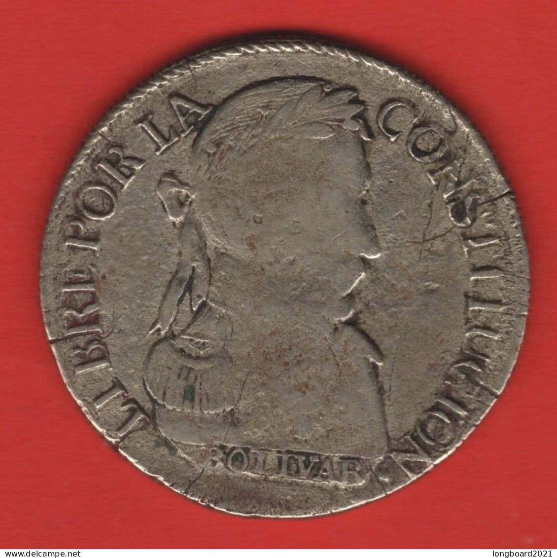 BOLIVIA - 4 SOLES 1830JL -SILVER- - Bolivië