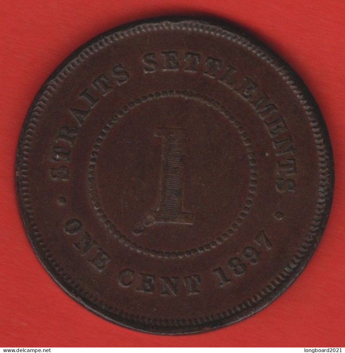 STRAITS SETTLEMENT - 1 CENT 1897 - Colonies