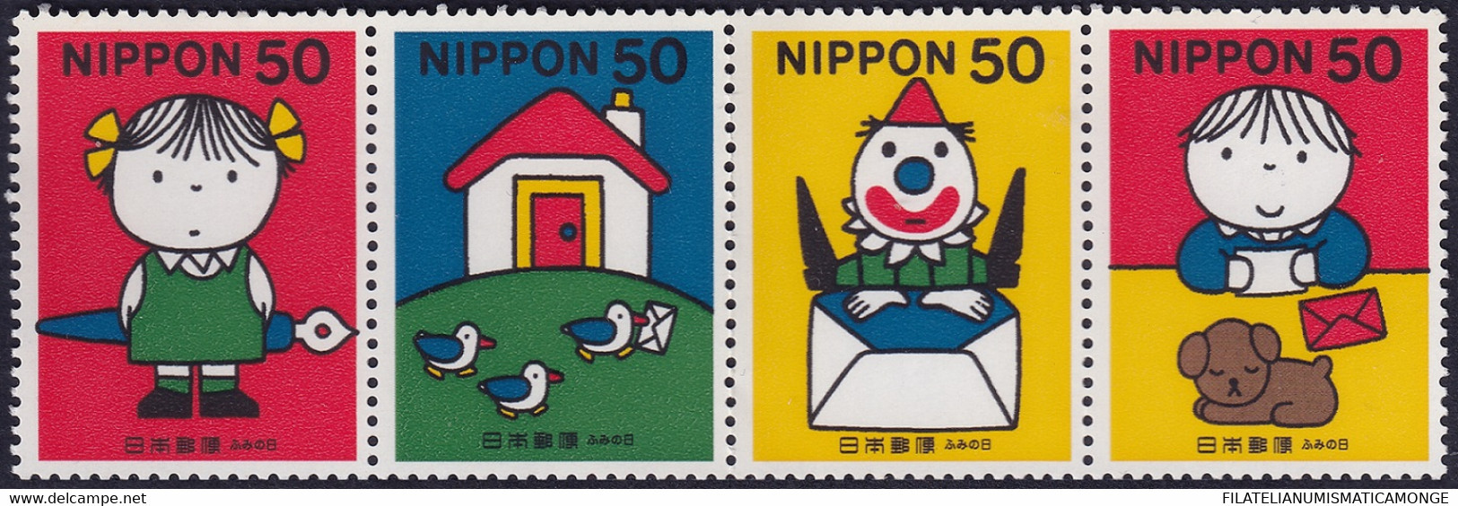 Japón 2000 Correo 2862/65 **/MNH Personajes E Ilustraciones De Dick Bruna.(4val - Neufs