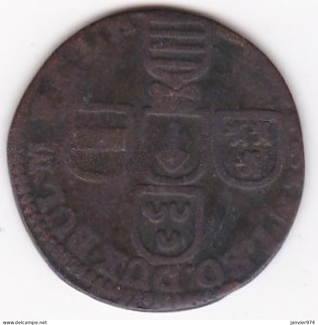 Belgique Liège 1 Liard 1726 Georges-Louis De Berghes, En Cuivre, KM# 134 - 975-1795 Principauté De Liège 