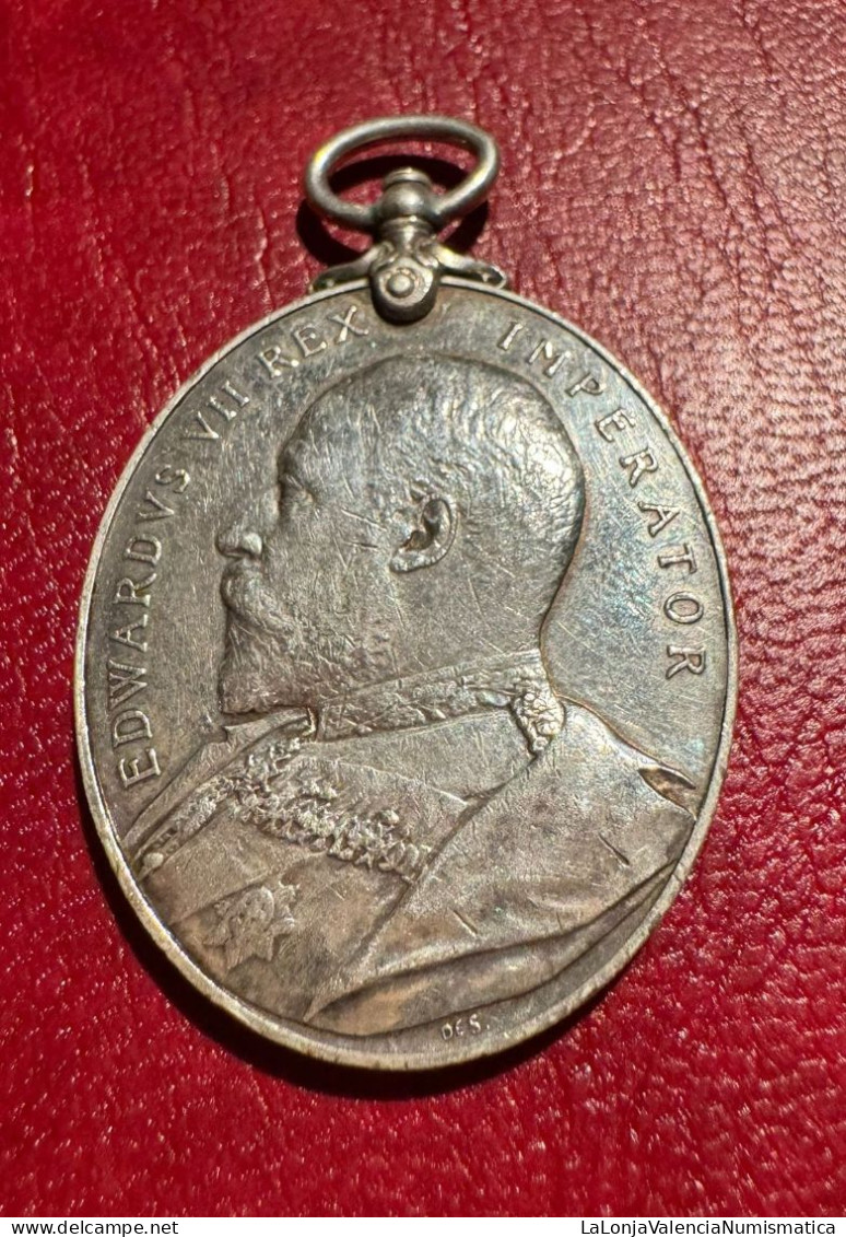 Inglaterra Medalla Por Una Larga Y Buena Conducta Eduardo VII - Otros & Sin Clasificación