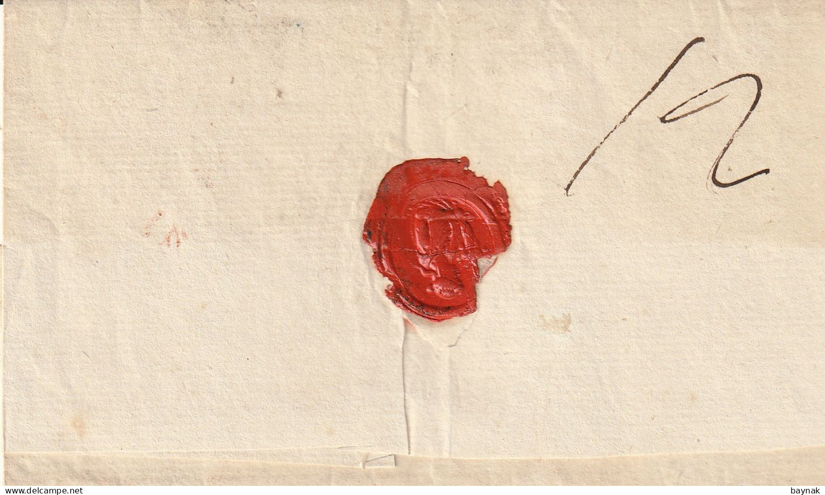 AS56  --  AUSTRIA     --   PREPHILATELIC  FOLDED LETTER  --  FALTBRIEF - ...-1850 Préphilatélie