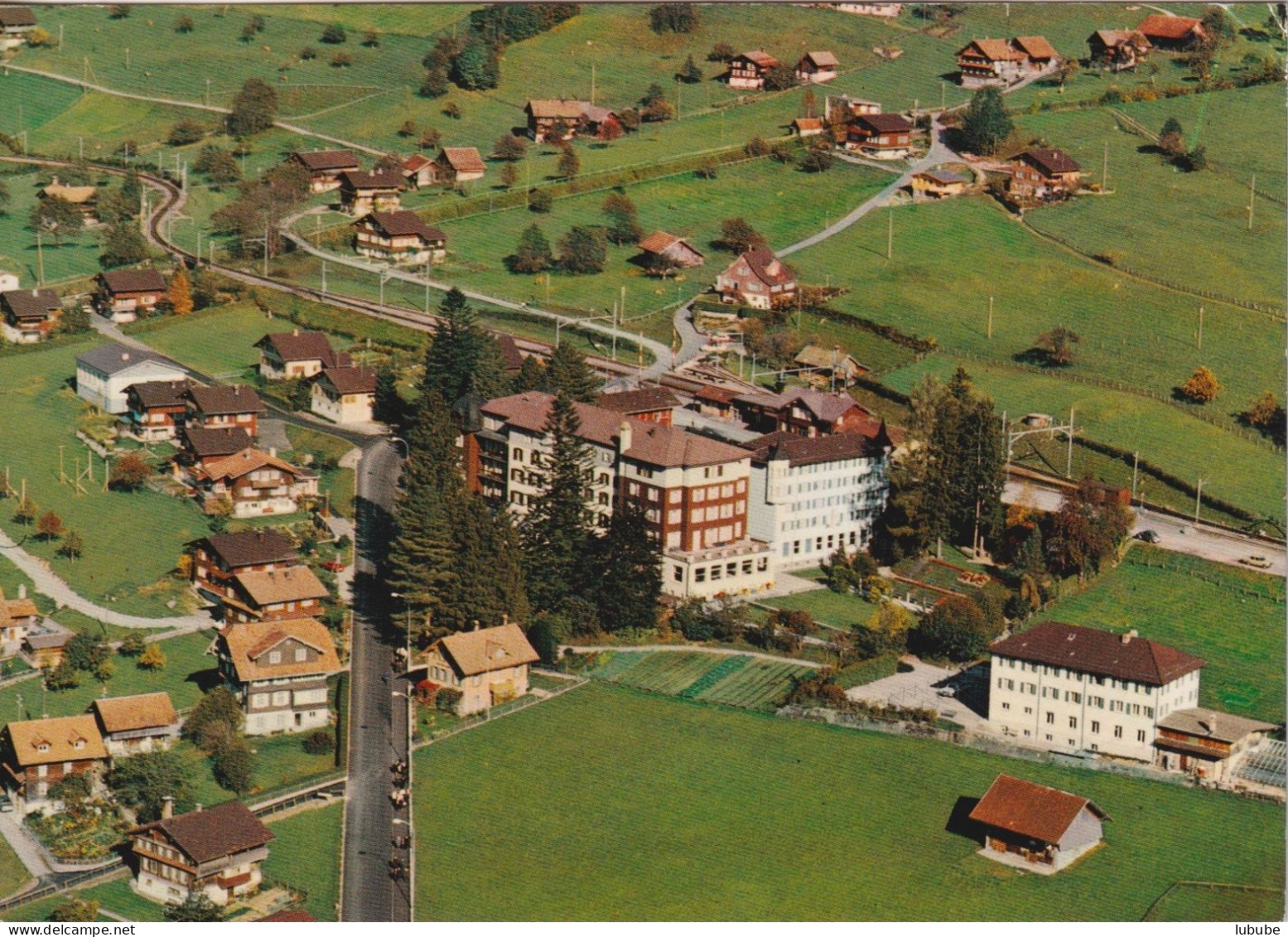 Lungern - Luftaufnahme Haus St.Josef Und Marienburg        1973 - Lungern