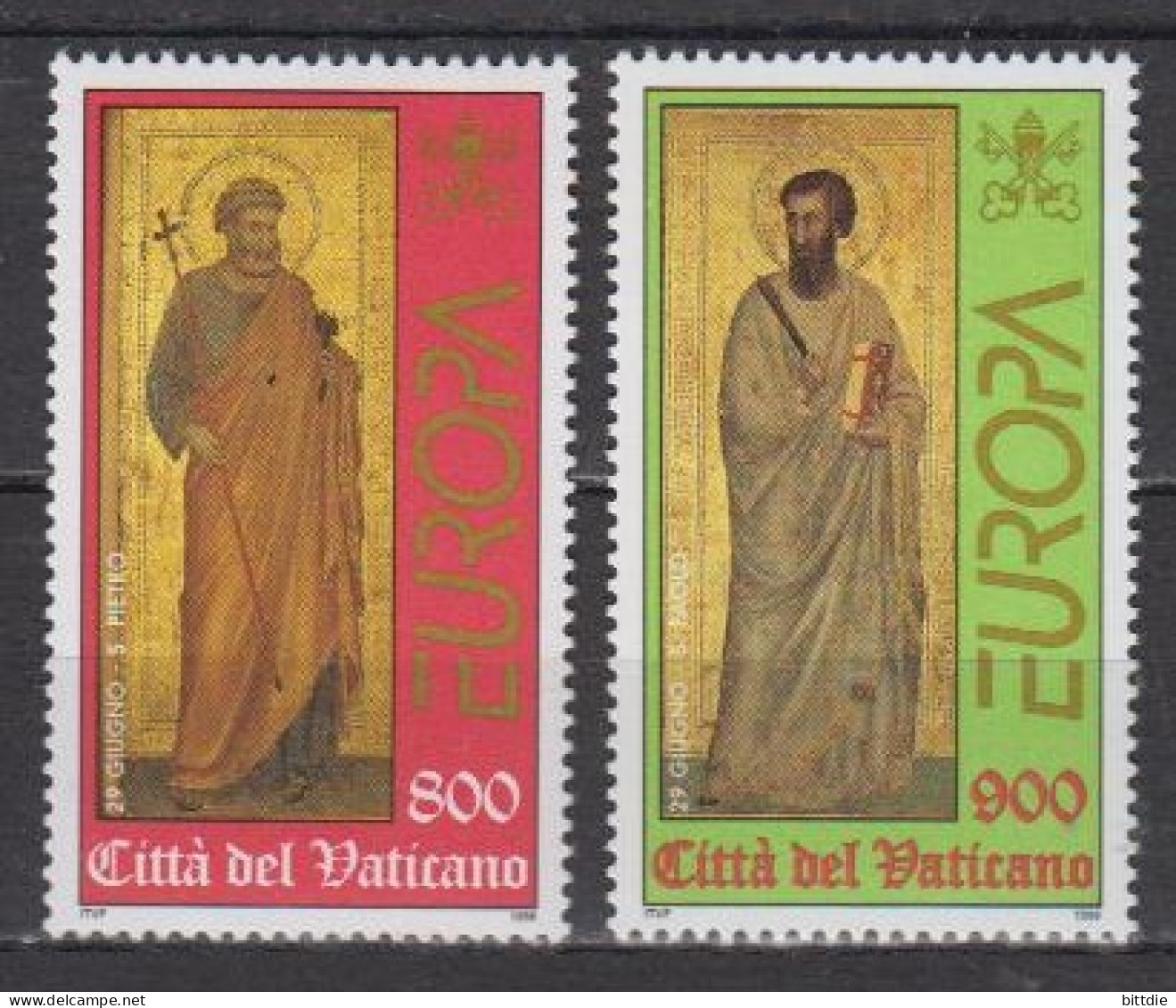 Europa/Cept , Vatikan  1242/43 , Xx  (K 2573) - 1998
