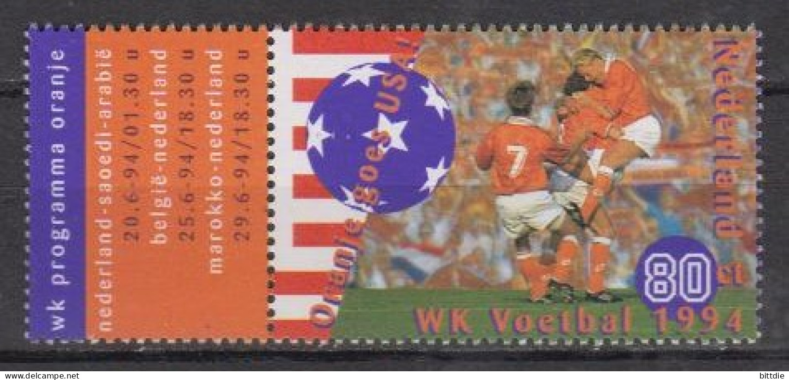 Fußball-WM'94 , NL  1516+Zf , Xx  (K 2682) - 1994 – USA