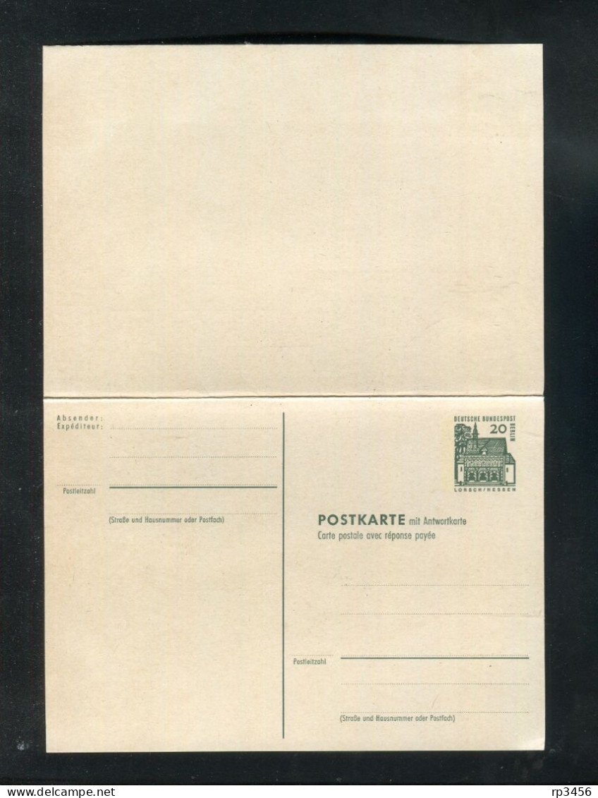"BERLIN" 1966, Postkarte Mi. P 68 Und Postkarte Mit Antwortkarte Mi. P 69 ** (4081) - Cartes Postales - Neuves