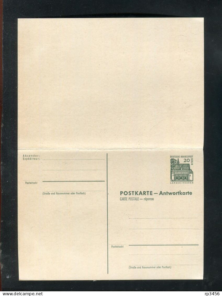 "BERLIN" 1966, Postkarte Mi. P 68 Und Postkarte Mit Antwortkarte Mi. P 69 ** (4081) - Cartes Postales - Neuves