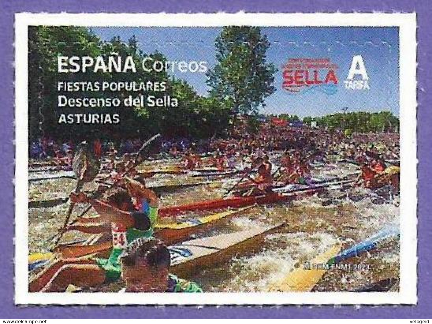 España. Spain. 2023. Fiestas Populares. Descenso Del Sella. Asturias - Aviron