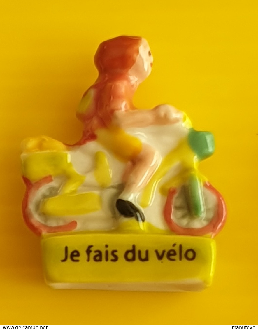 Fève  - Ecolo Gestes   -  Je Fais Du Vélo - Geste Pour La Planète - Sport