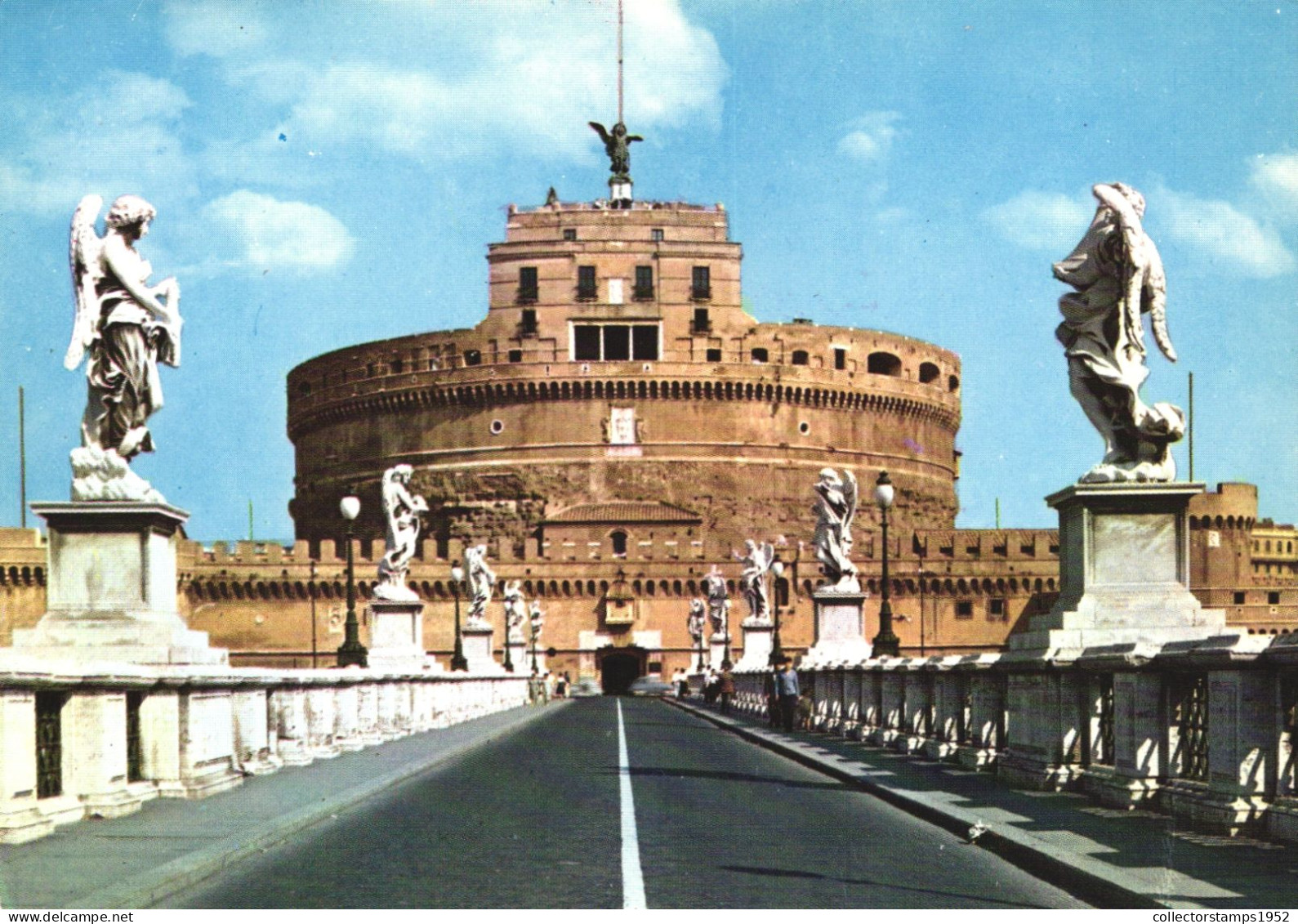 ROME, SAINT ANGELO BRIDGE, CASTLE, ARCHITECTURE, STATUE, ITALY - Bruggen