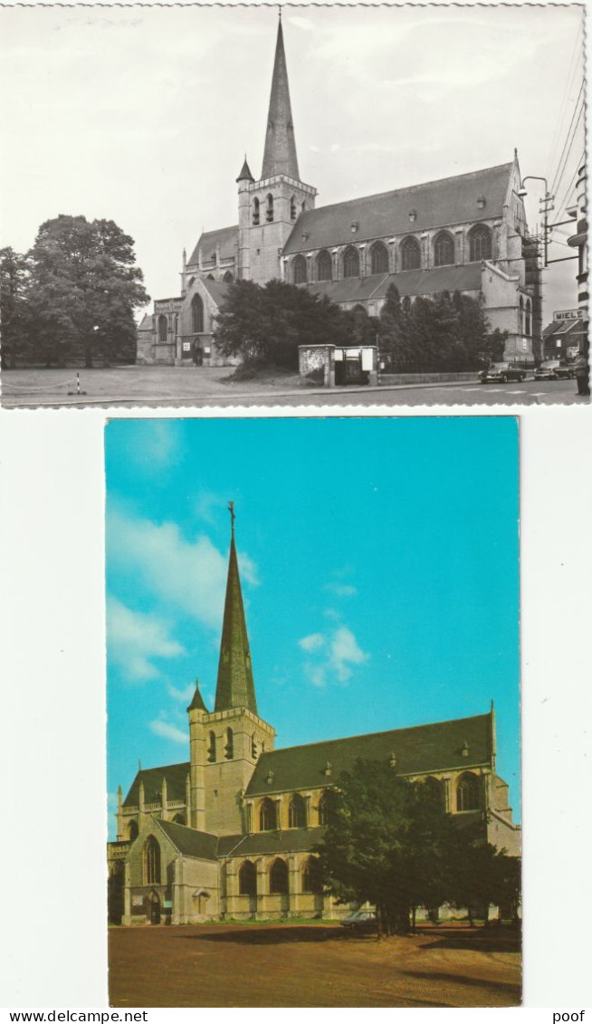 Herentals : St.- Waldetrudiskerk --- 2 Kaarten - Herentals