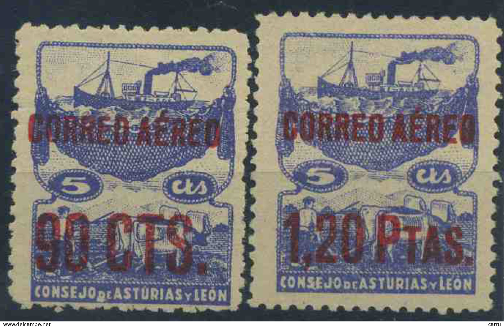 España - Asturias Y León - 1937 - Asturias & Leon