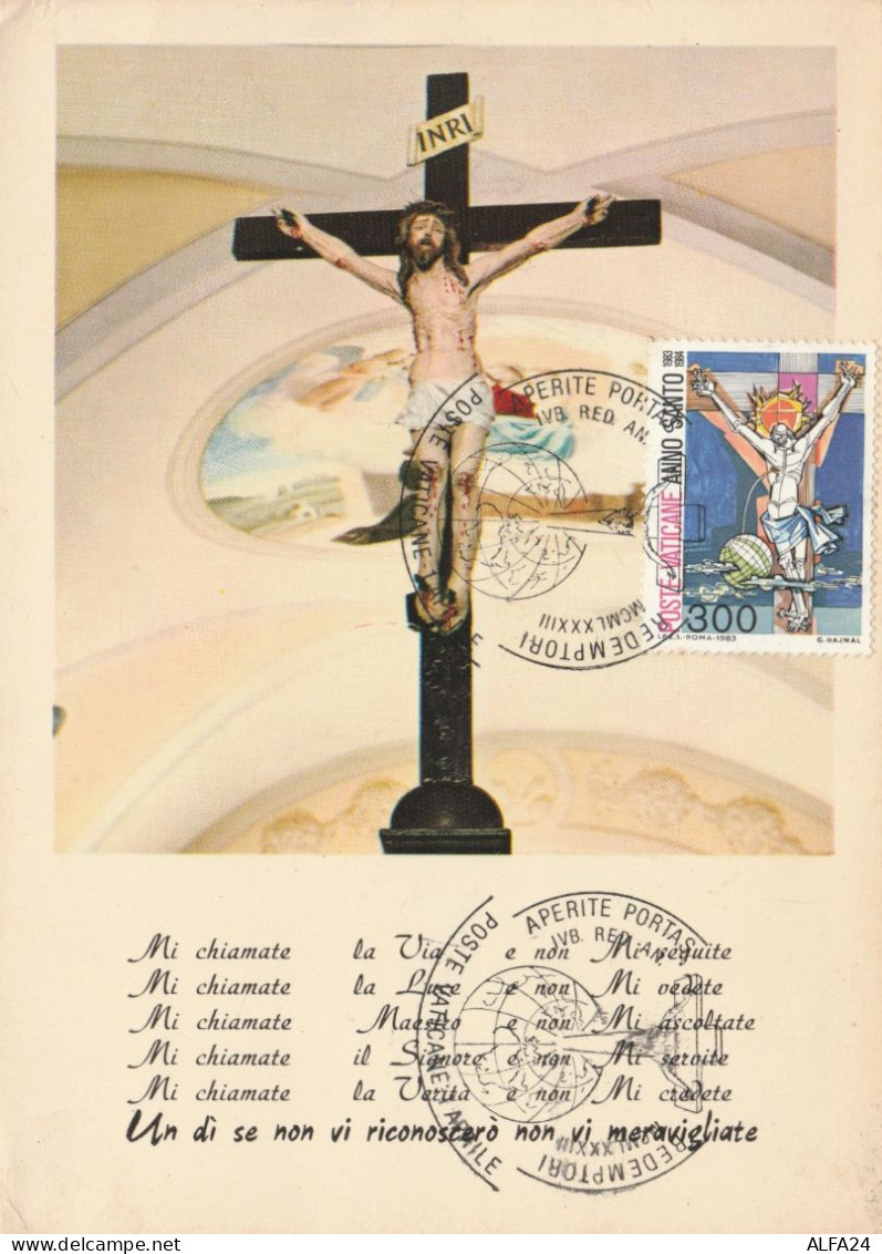 MAXIMUM CARD VATICANO 1984 (MX714 - Cartoline Maximum