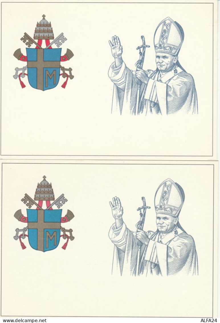 2 INTERI POSTALI VATICANO FDC (MX601 - Entiers Postaux